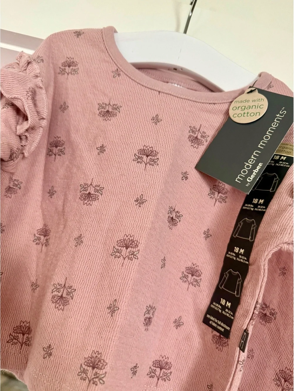 Modern Moments Floral Set Sz 18 Months NWT